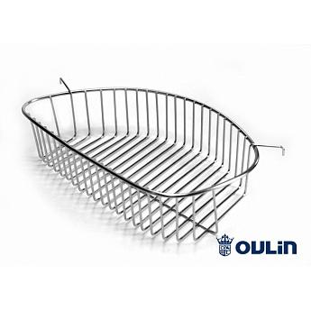 картинка Oulin корзина для посуды(фруктов) Ol-117L хром 